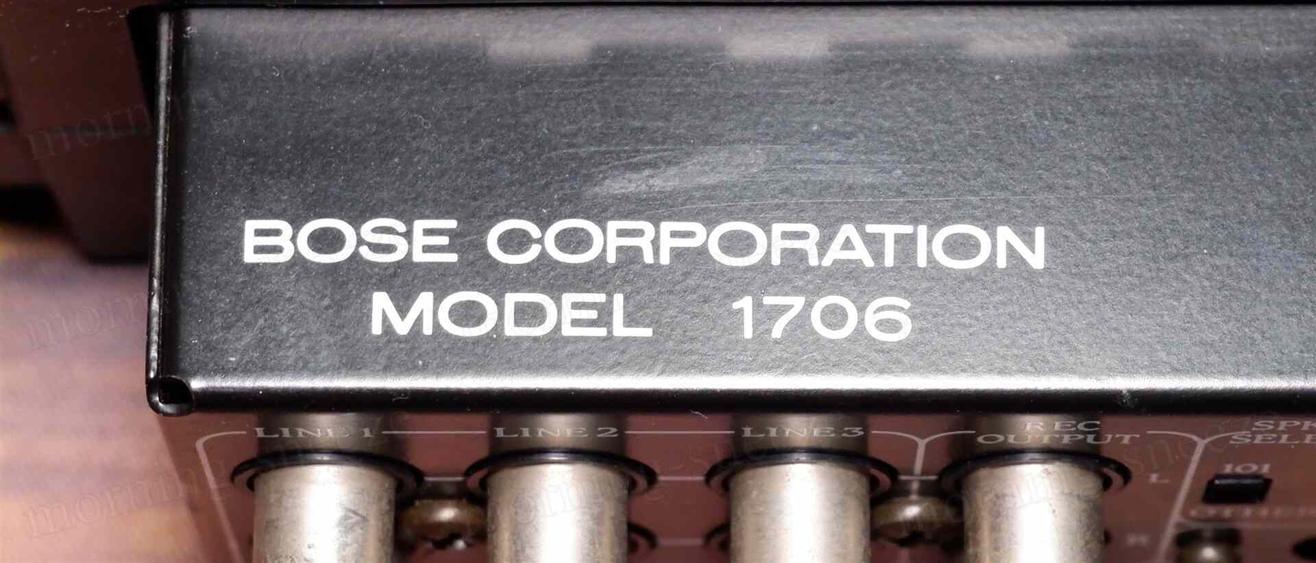 BOSE 1706 を使ってみる - いつか消える文章