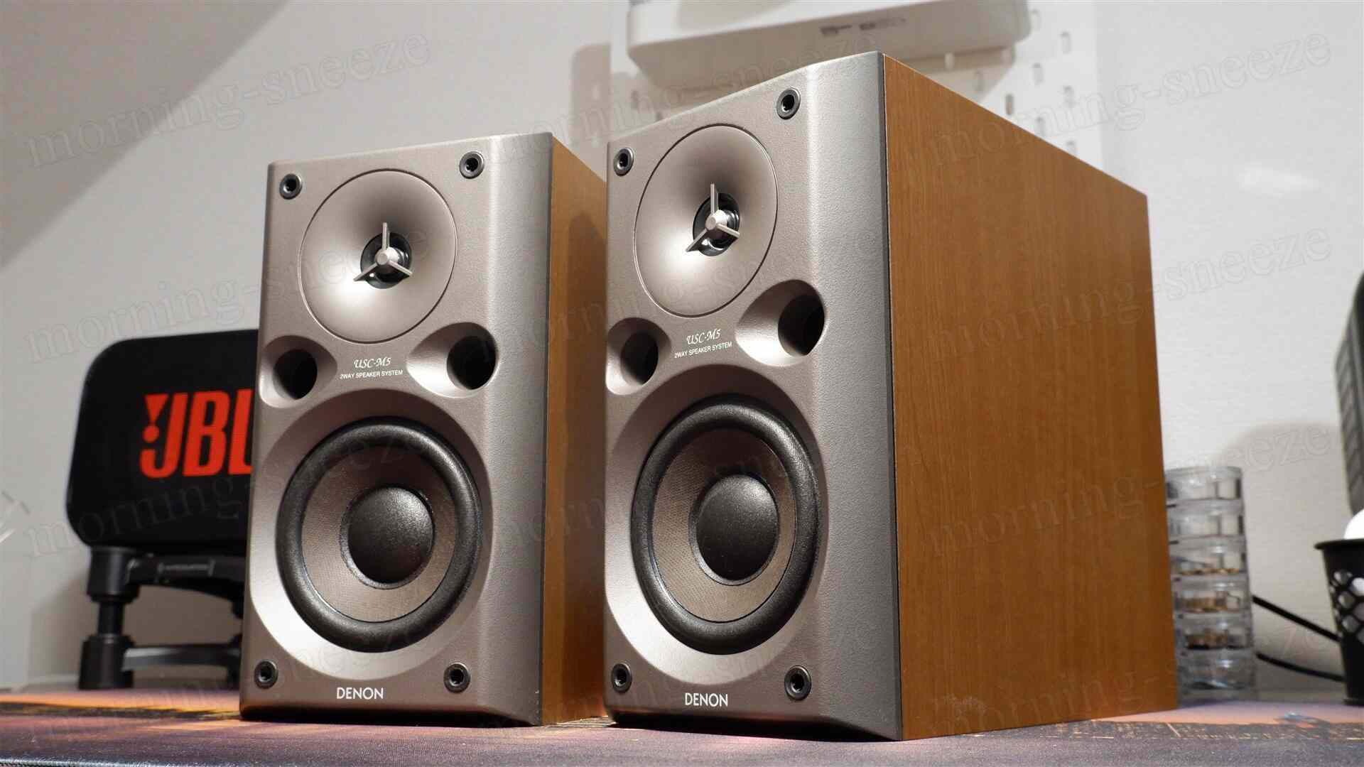 【中古】DENON デノン USC-M5 スピーカー 左右ペア DENON USC-M5 を鳴らしてみる - いつか消える文章