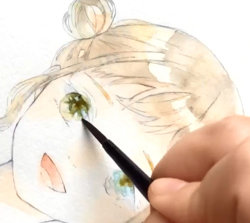 水彩画「瞳」 mqdefault.jpg