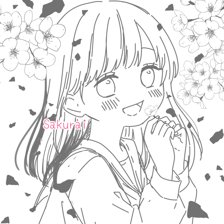 アナログイラスト】早くも桜の作品を描き始めた話 - サクライ ブログ