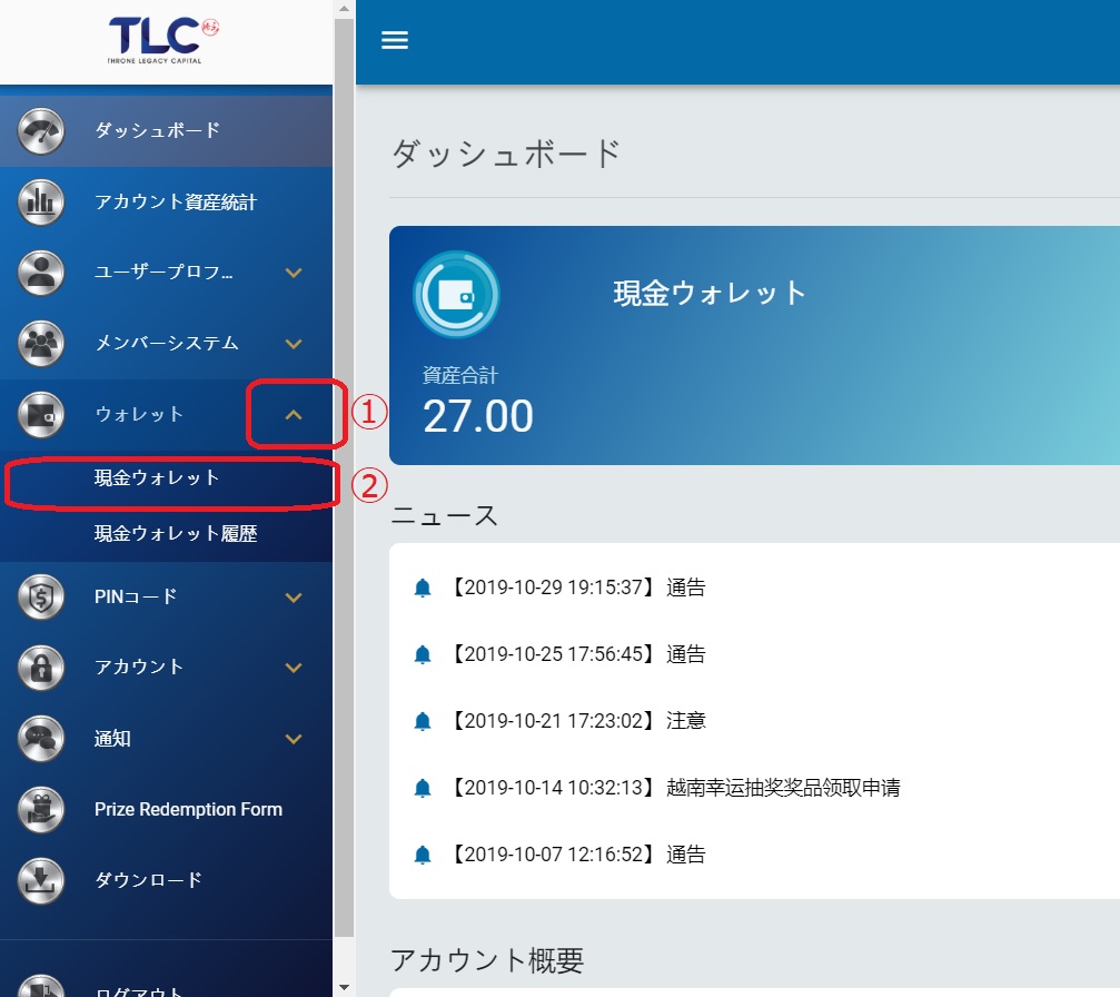 IBH銀行×TLC-入金ウォレット編-