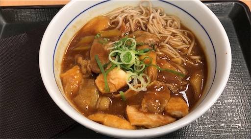 カレーそば f:id:mossa11:20210429175755j:image