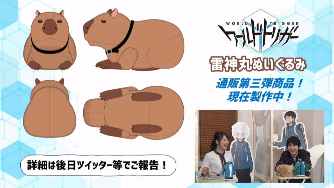 【最終値下げ】雷神丸ぬいぐるみ　ワールドトリガー ワールドトリガー 雷神丸 ぬいぐるみ - メルカリ