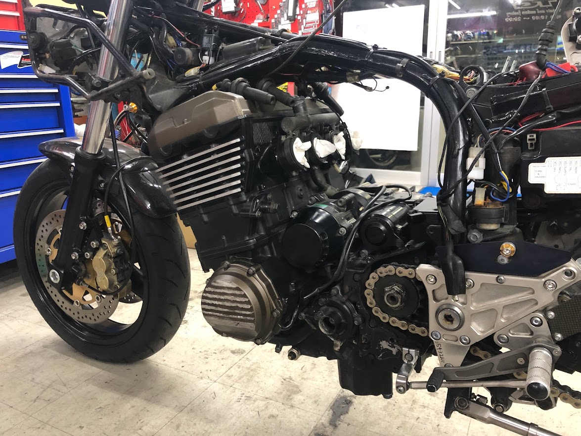 GPZ750R【ZRX1200エンジン】 (チタンウォーターパイプ) - moto
