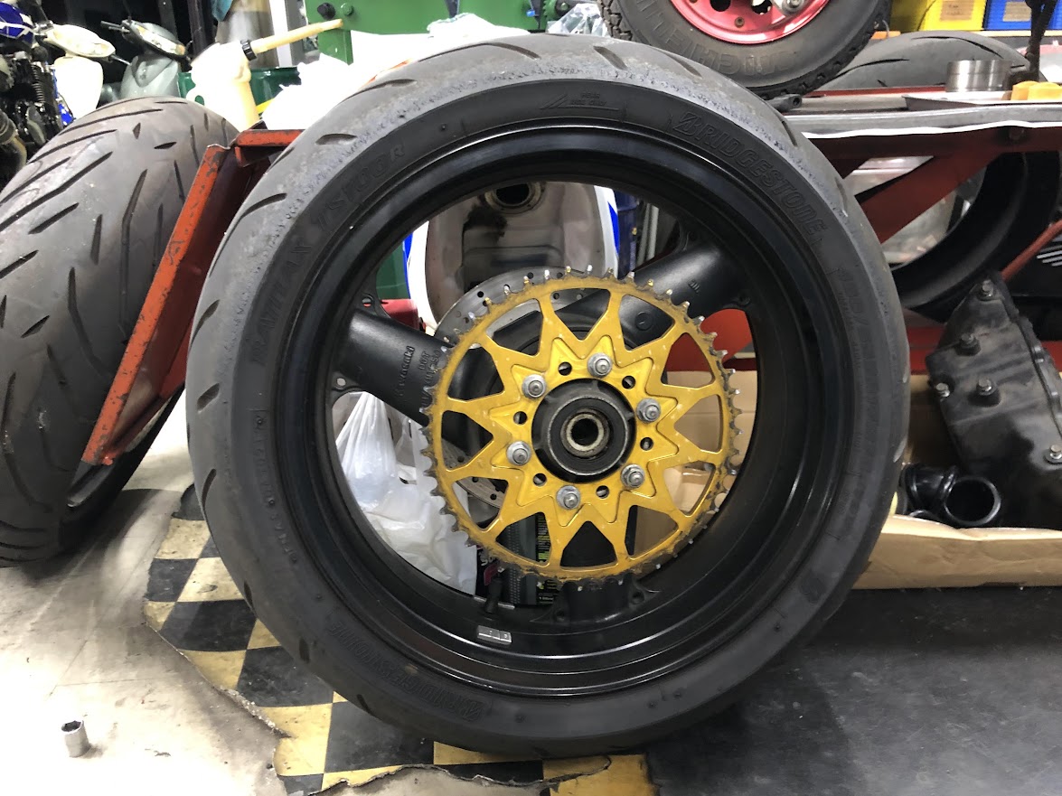 レンレンさん用 ZRX1200R 純正ホイール前後 ディスク スプロケ
