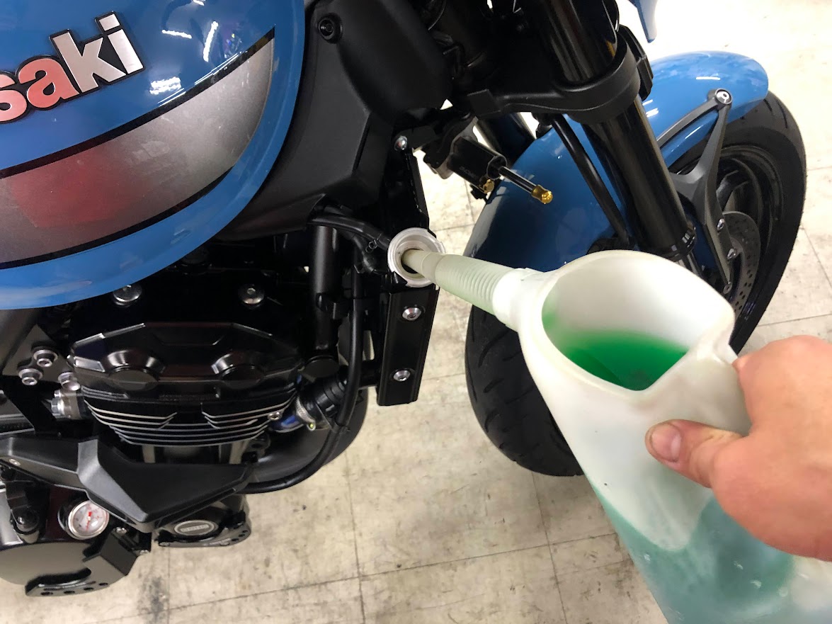 Z900RSカフェ (チタンラジエターパイプ取付) - moto shop TG's diary