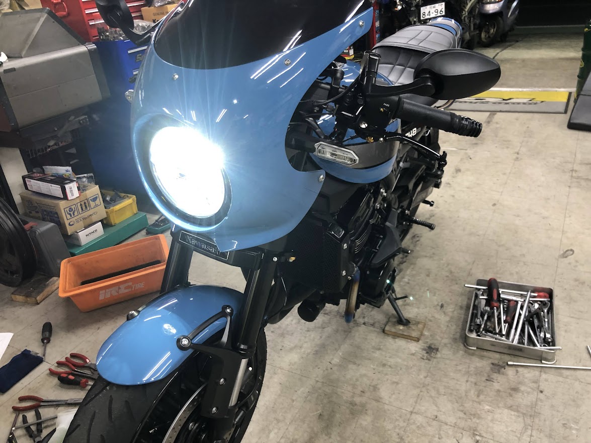 Z900RS/Z900RS CAFE チタンラジエターパイプ トリックスター / Z900RS(21-25) / Z900RS CAFE(21-24) チタン