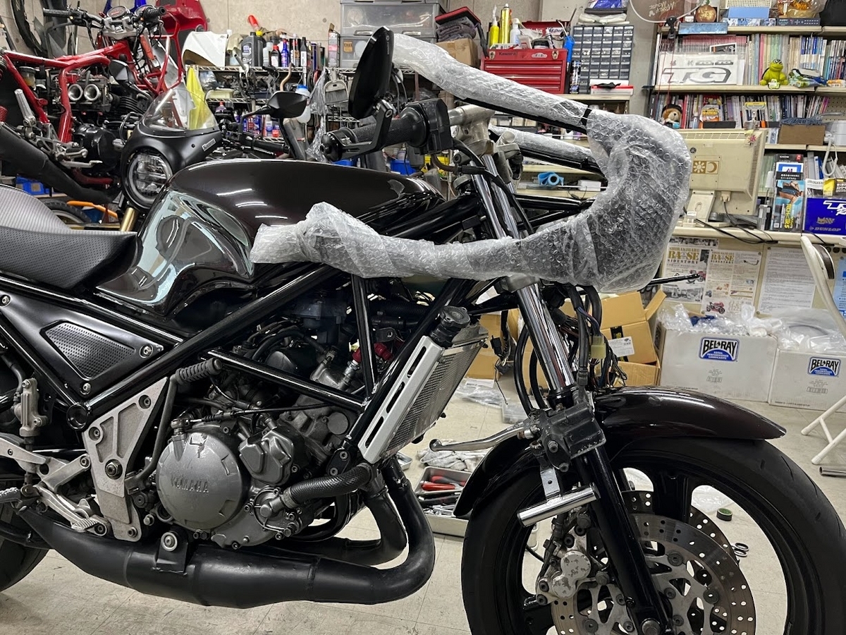 R1-Z (アッパーカウル取付け①) - moto shop TG's diary