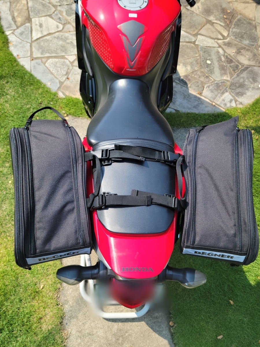 バイク用品】 サイドバッグ NB-76 とフルカウルスポーツバイク適合