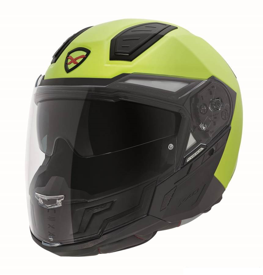 NEXX X40 MAXIJET 3C PLAIN NEON HELMET