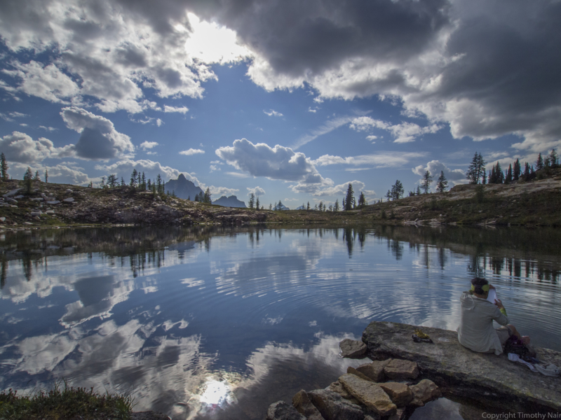 ワシントン州でハイキング