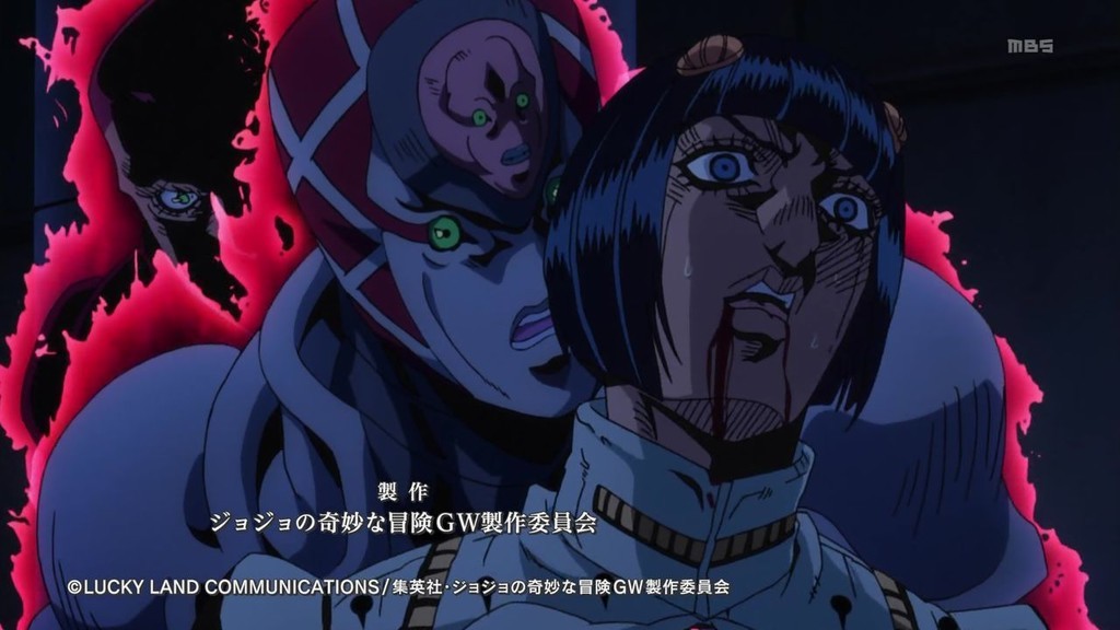 ジョジョの奇妙な冒険 第5部 黄金の風 第話 雑感 征夷大将軍ってキングクリムゾンじゃなくてデスクリムゾンか 紛らわしいな Mouseionのブログ
