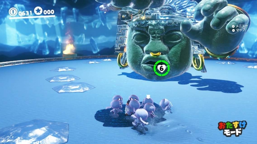 スーパーマリオオデッセイ　お値下げ可能！！あお！！ スーパーマリオオデッセイ チート「級」の効果を持ったアミーボ