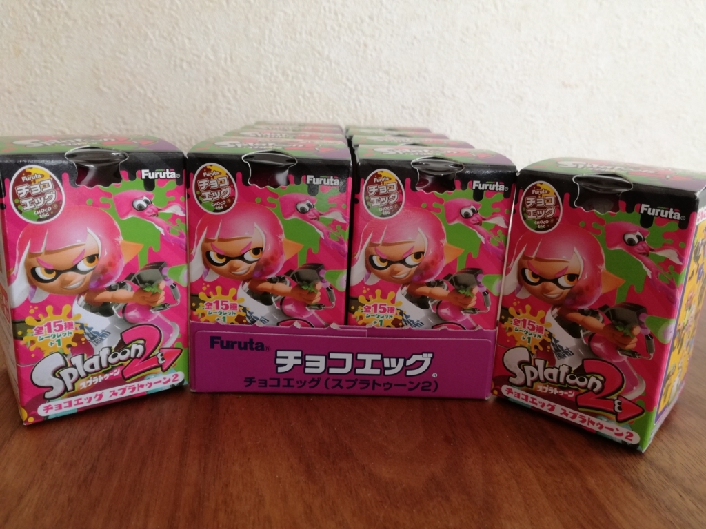 チョコエッグ スプラトゥーン2のレビュー 箱買いの結果 チョコエッグ スプラトゥーン2のレビュー 箱買いの結果