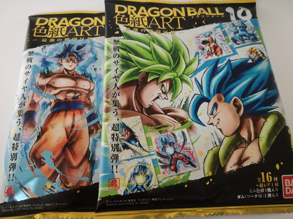 【金・銀箔押し】ドラゴンボール 色紙アート 28枚まとめ売り 色紙ART レア ブロリーやゴジータたちを箔押しで描いたレア仕様もラインナップ