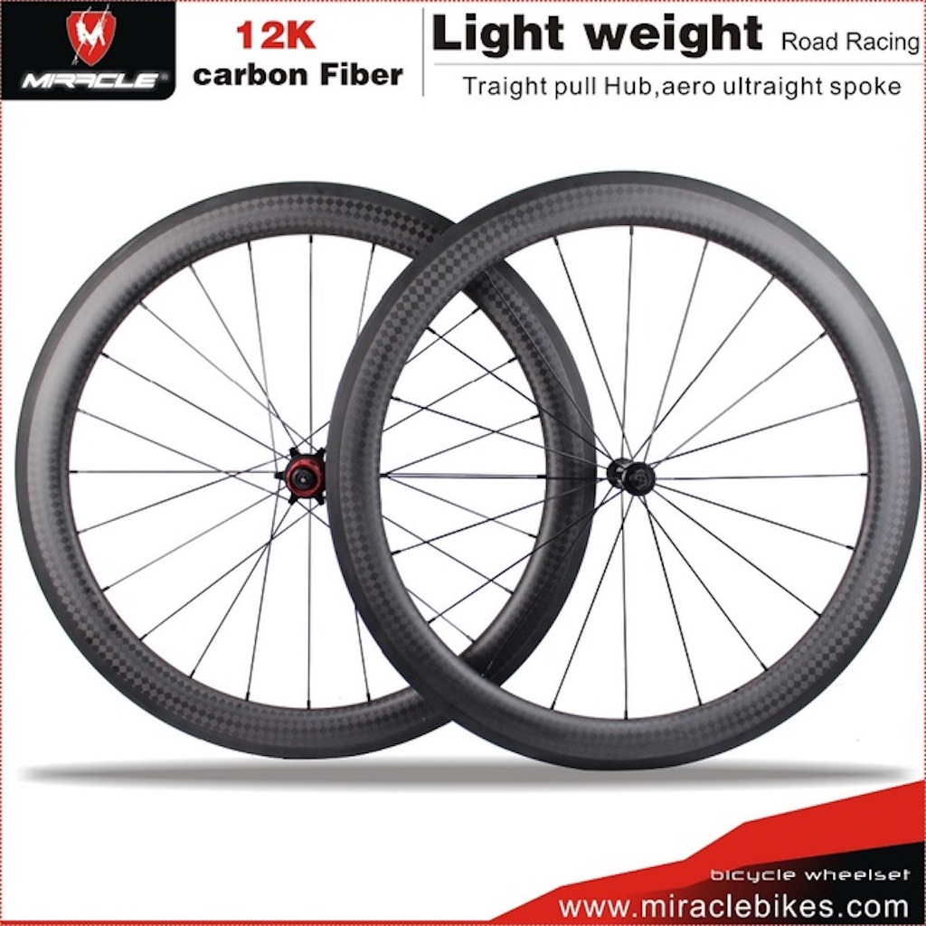50mm Carbon Tubular Wheel Road Bike 700C UD Matt 25 wide Rim Brake Basalt Chosen