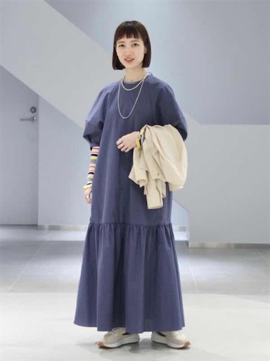 2022春】最新！厚底スニーカー×スカート・ワンピースコーデ