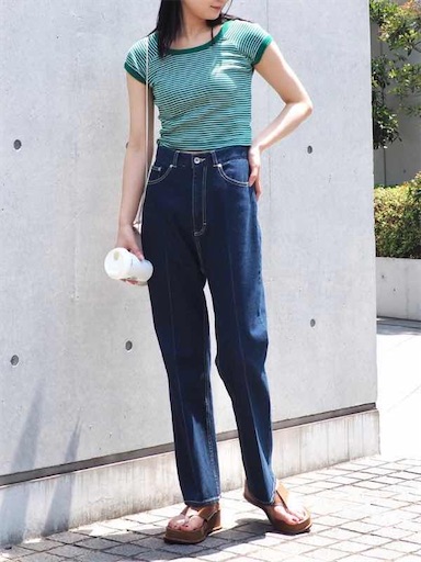 楽天市場】トップス レディース 春夏 ラウンドネック ショート丈