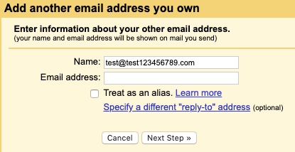 メールアドレス追加