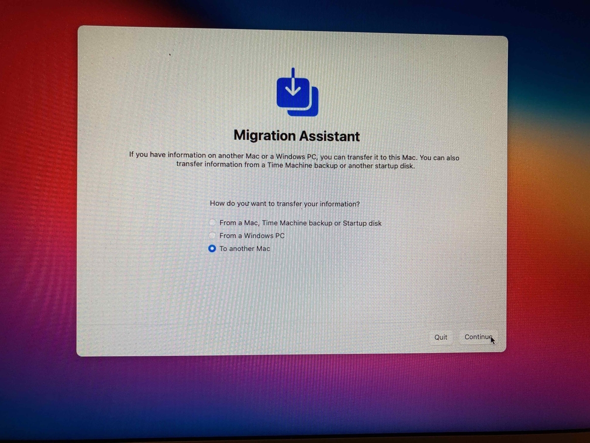 移行アシスタント