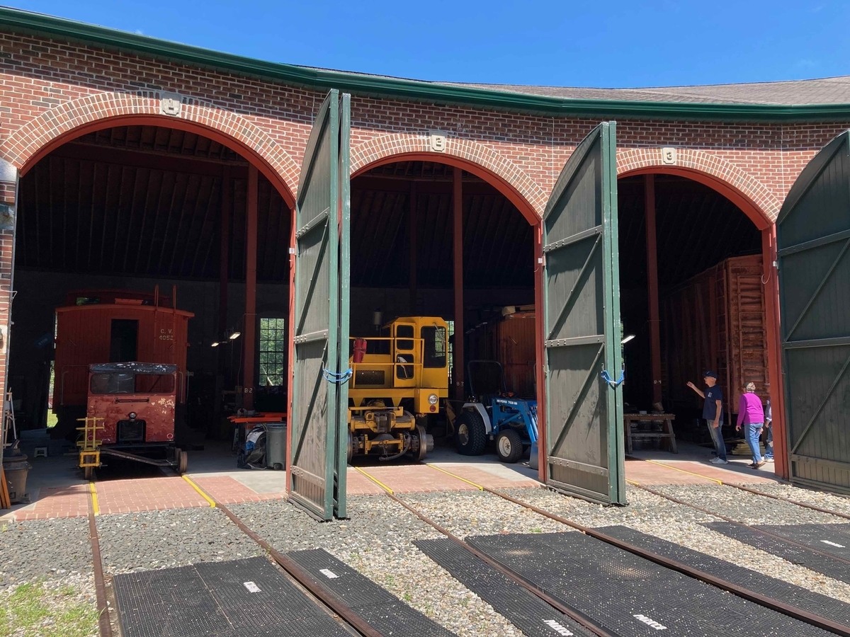 Eastern Railroad Museum 列車置き場