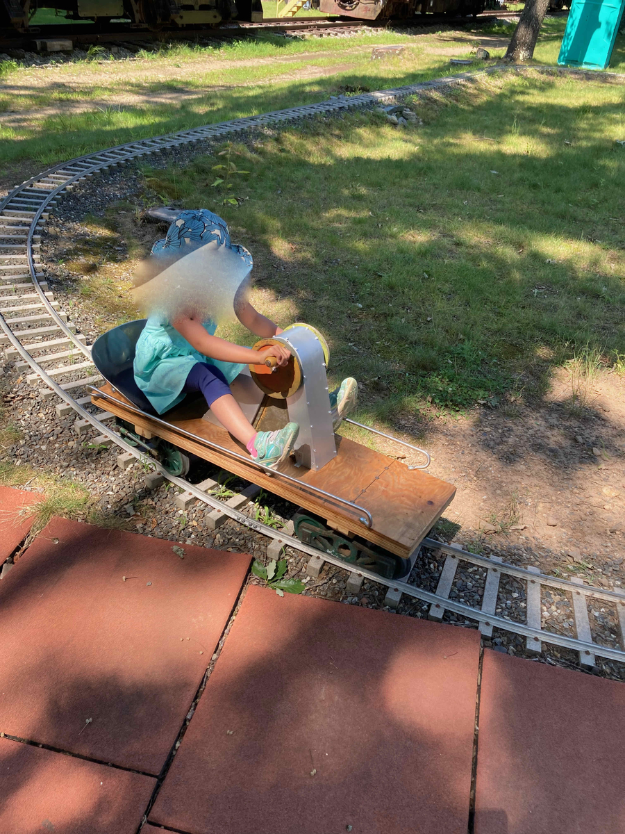 Eastern Railroad Museum 手漕ぎ列車
