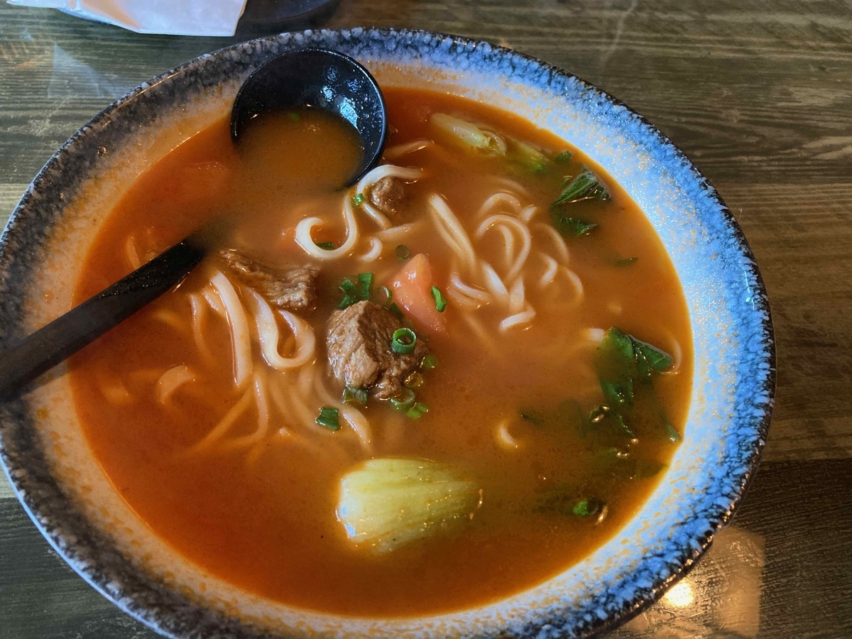 Braised Beef Tomato Noodle Soup