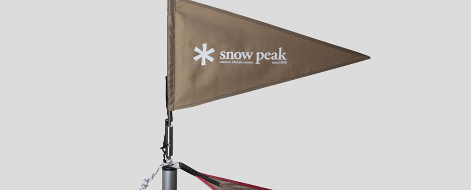 美品snow peak フラッグガーランド 2017雪峰祭アイボリー&カーキ スノーピークフラッグガーランド2017雪峰祭限定 アイボリー&カーキ