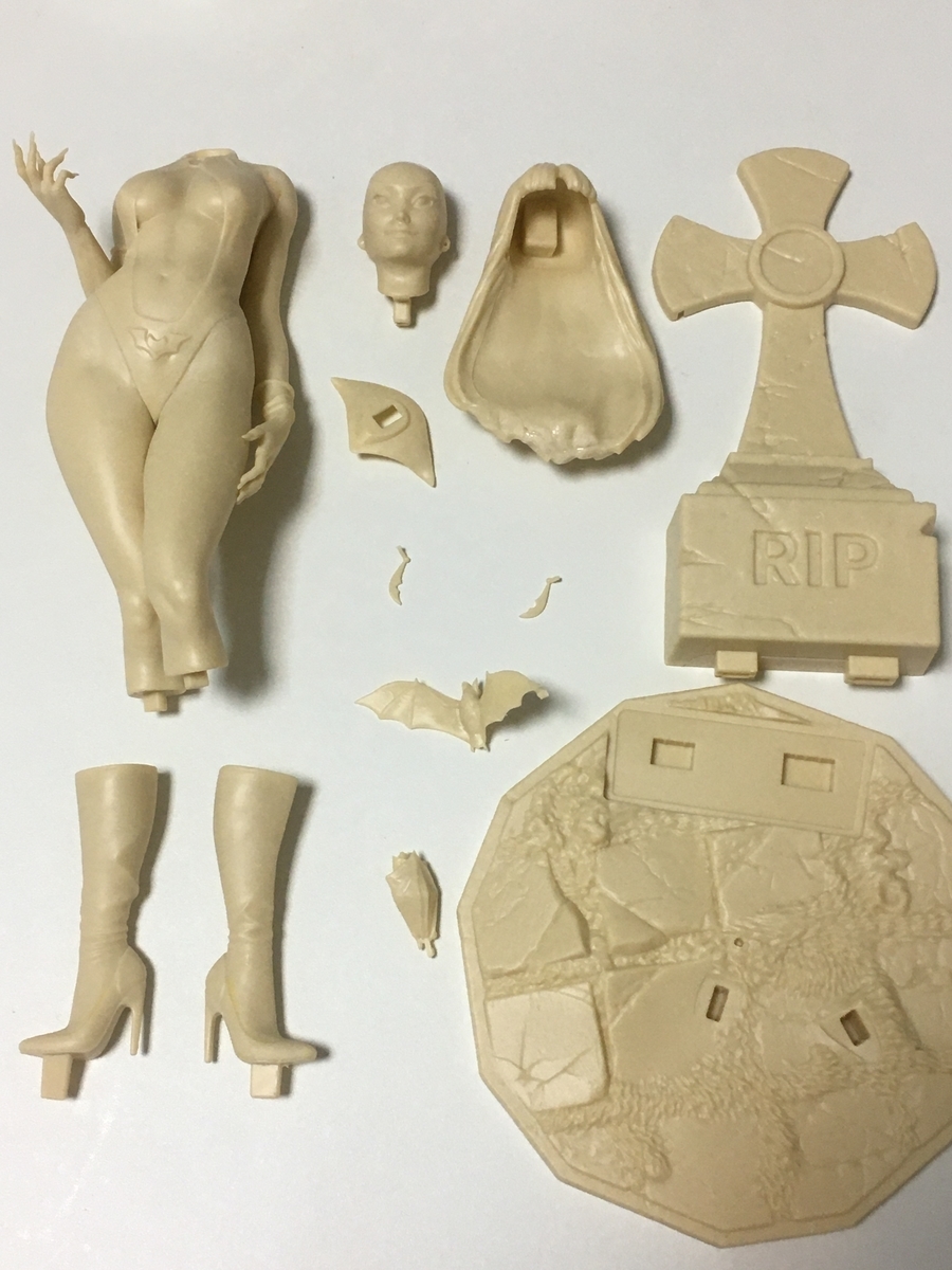 1/8ヴァンピレラを作る③ - プラモデル&ガレージキットのこと
