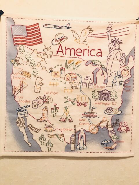 ホビーラホビーレ クロスステッチフレーム〈コテージガーデン〉 クロスステッチ │ 刺しゅう │ キット │ 手づくりタウン ホビーラ ホビーレ「日本地図刺繍キット」