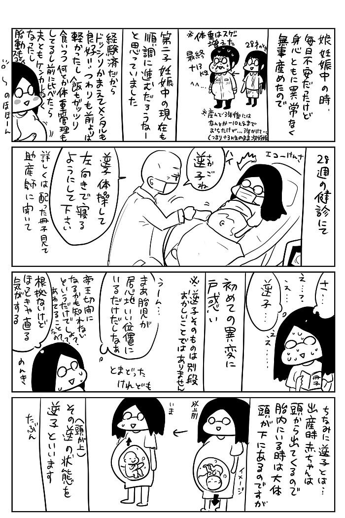 日記漫画 妊娠経過の話 カリカリ梅とスルメイカ