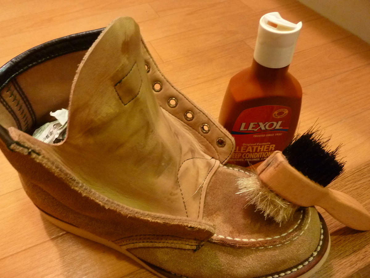 Redwing Column No 07 レッドウィング メンテナンス ラフアウト丸洗い編 赤い羽blog