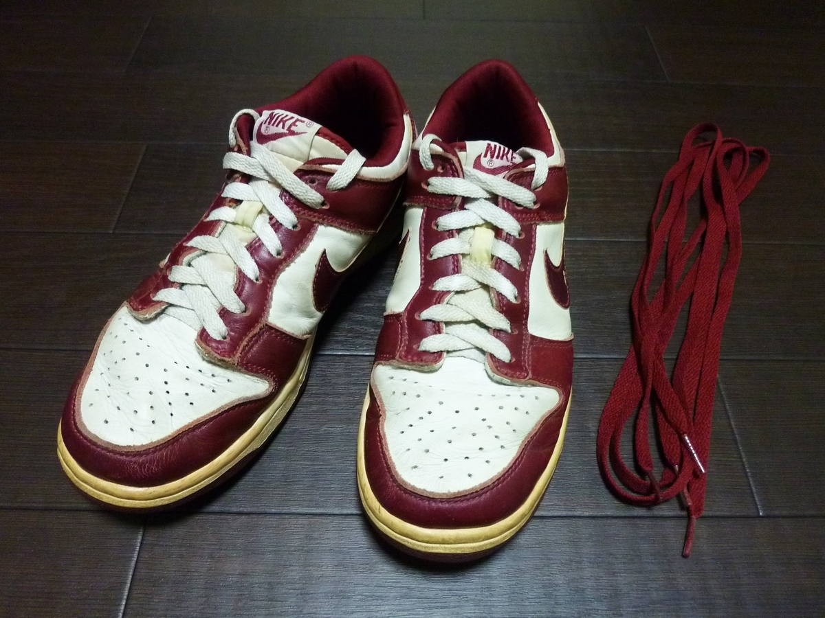 NIKE DUNK LOW TEAM RED/WHITE 1999 - 赤い羽BLOG 大阪スペシャル ナイキ ダンク 1999 low dunk 99年 NIKE ロー スニーカー