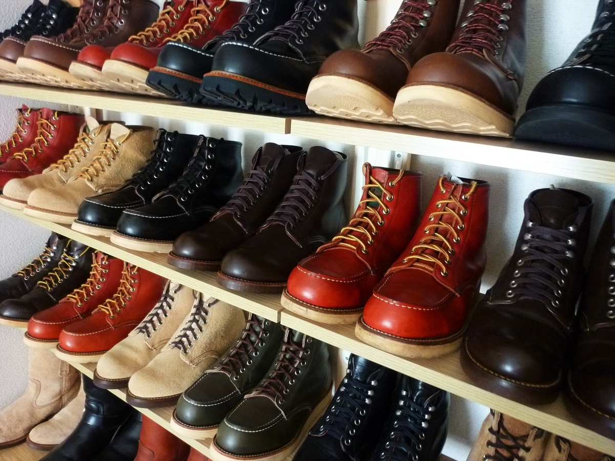 REDWING COLUMN NO.64 レッドウィング コレクション棚の模様替え