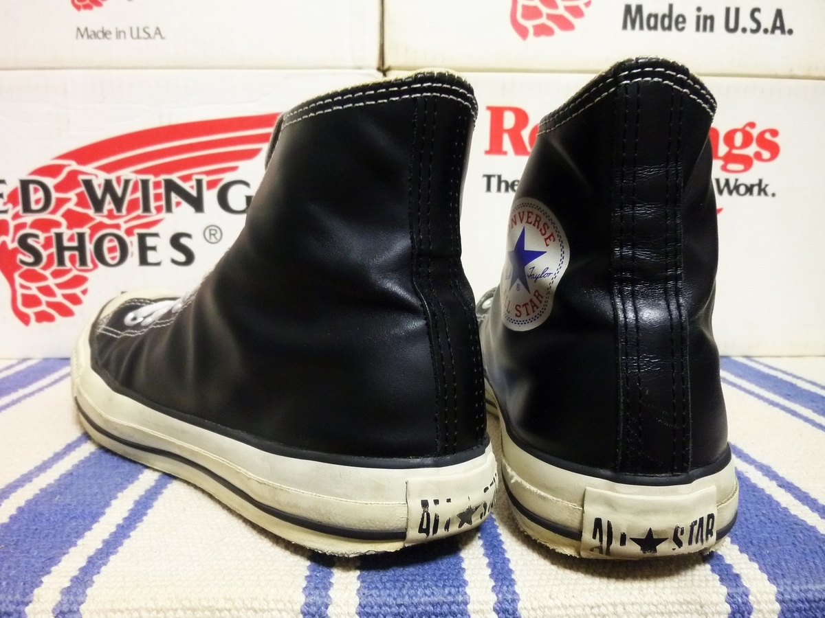 CONVERSE LEATHER ALL STAR HI BLACK ＆ This is / All-Cotton