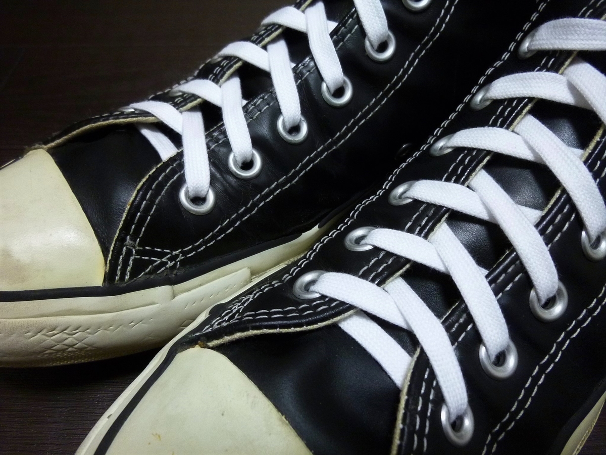 CONVERSE LEATHER ALL STAR HI BLACK ＆ This is / All-Cotton