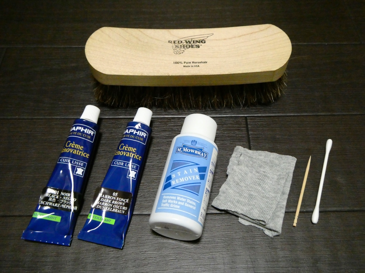 サフィール　レノベイティングカラー補修　黒・ブラウン・紺・茶・ベージュ　6色　瓶 REDWING COLUMN NO.92 SAPHIR レノベイティングカラー補修