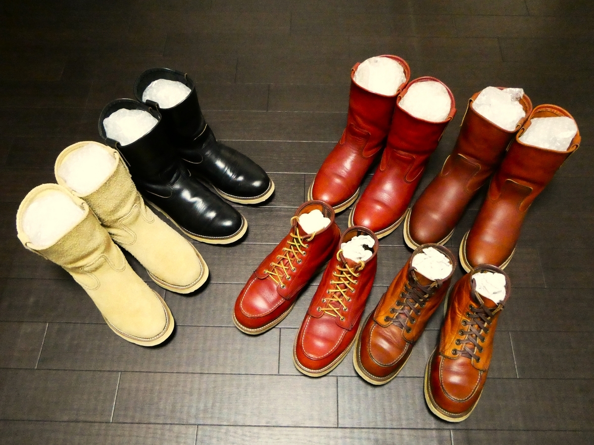 REDWING COLUMN NO.109 年末恒例レッドウィングコレクション棚の掃除