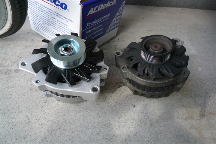 C1500 オルタネーター交換 - シボレーC1500とビューエルX1
