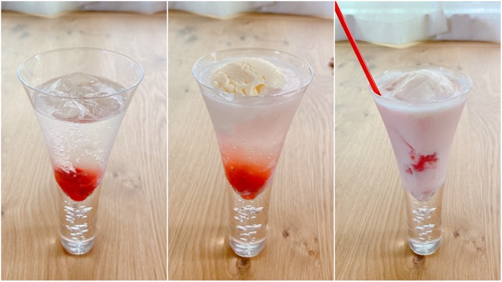 おうちで簡単 クリームソーダ