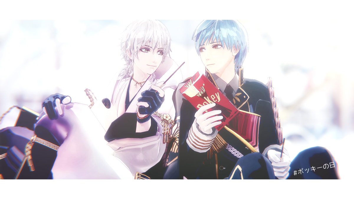 【MMD刀剣乱舞】テレキャスタービーボーイ(long ver.)【鶴丸・一期】の広告御礼 - msMMD0168のブログ