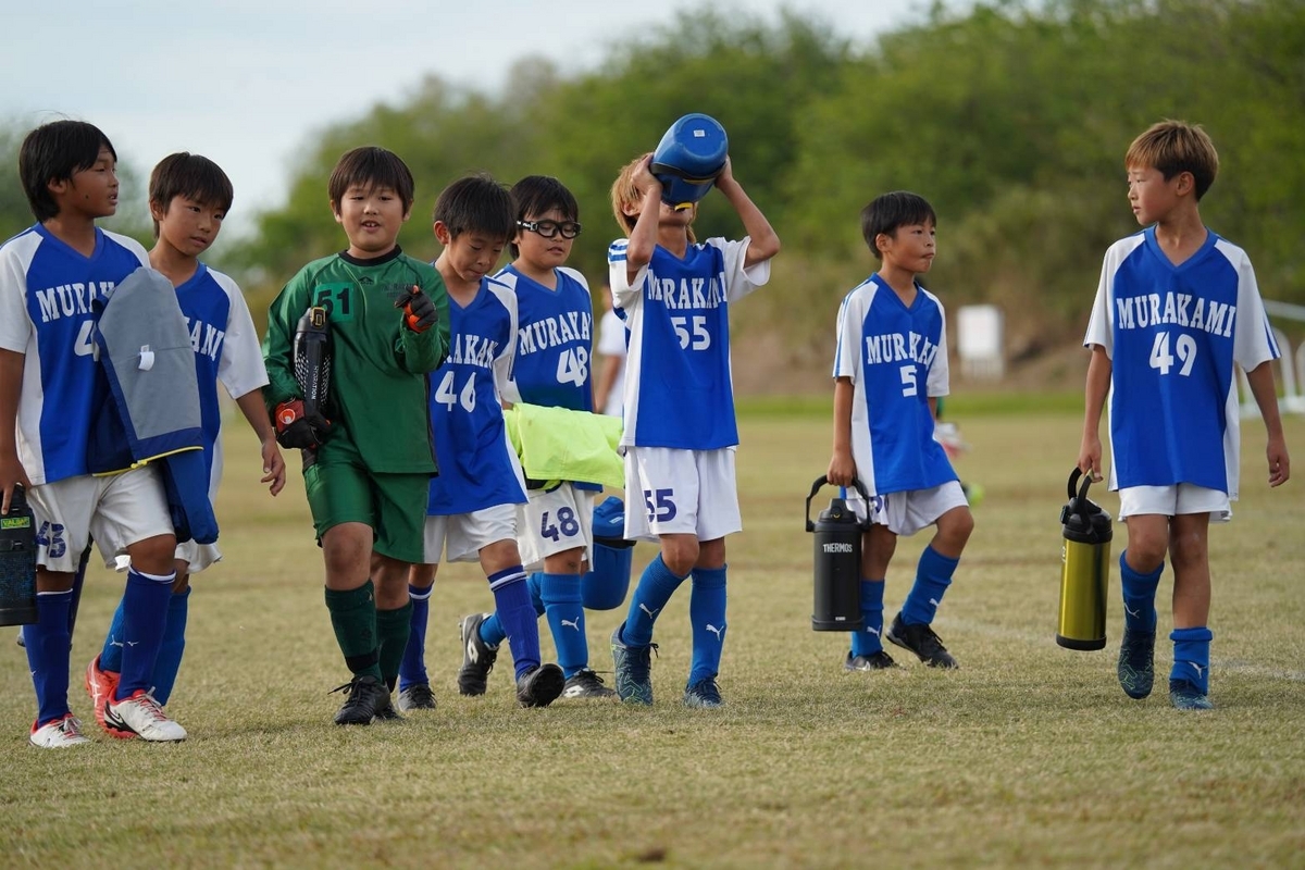 2012年U10バーベキュー 村上よなもとサッカークラブ