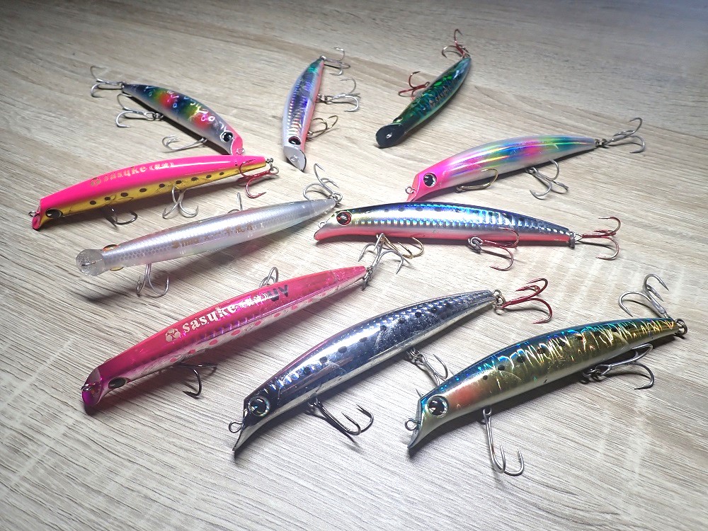 リップレスミノーのテッパン sasuke120裂波 - 明日は、ソトアソビ