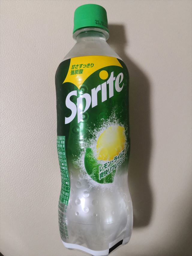 炭酸ジュース スプライト 甘さスッキリ強炭酸 を買いました 実食レポート 短時間で見る備忘録やレビュー メモのて