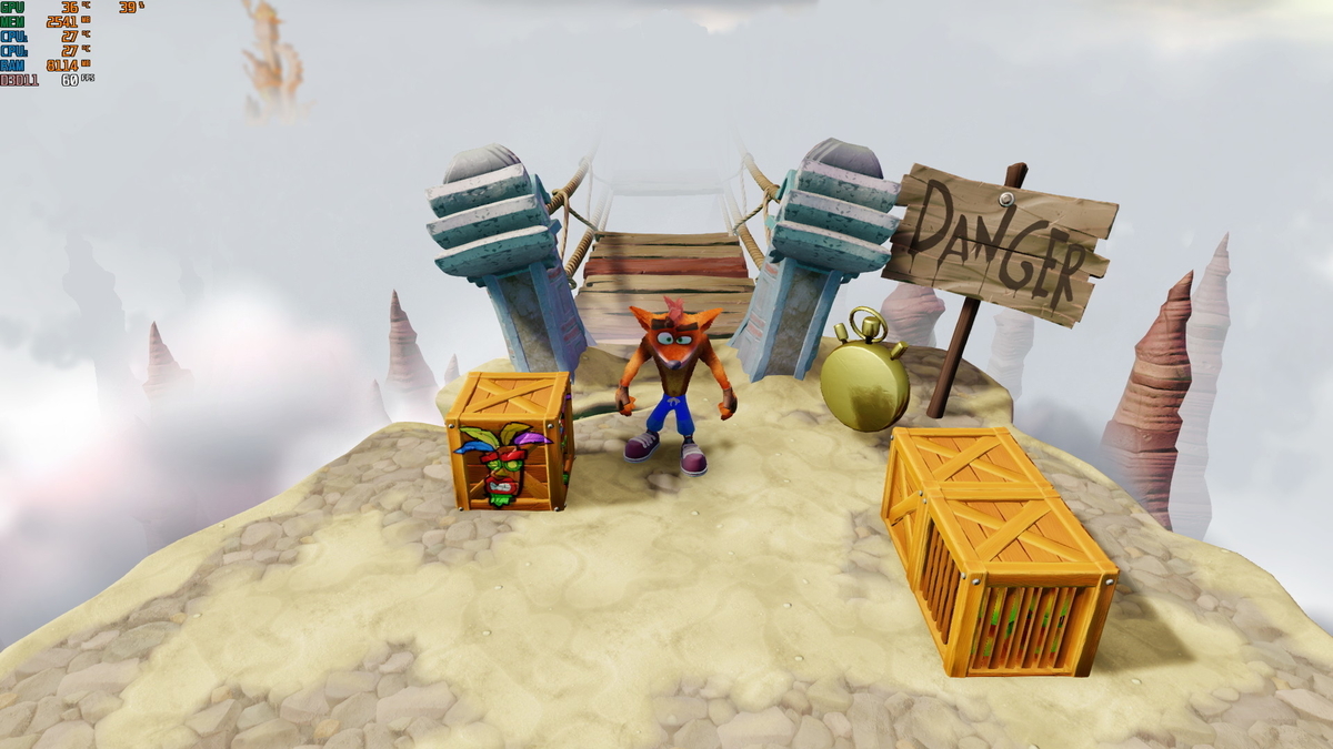 ゲーム クラッシュ バンディクー ブッとび3段もり を通常クリアしたのでレビュー Steam版 短時間で見る備忘録やレビュー メモのて