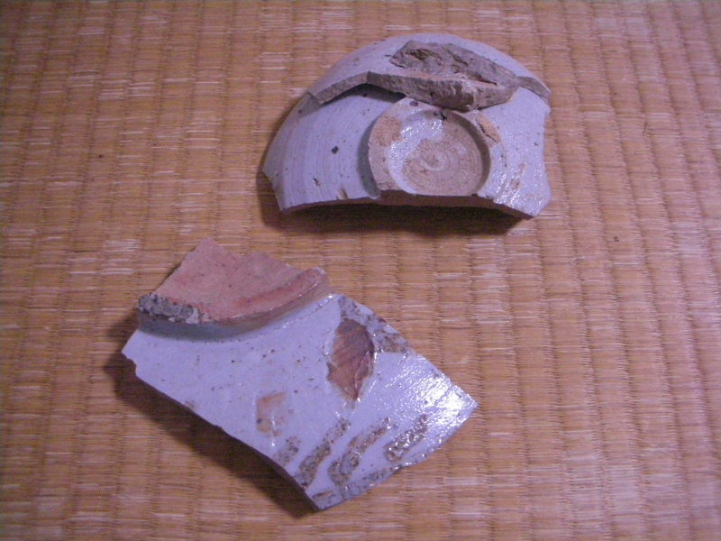 古唐津陶片小十冠者窯2 桃山時代 茶碗 小十古窯