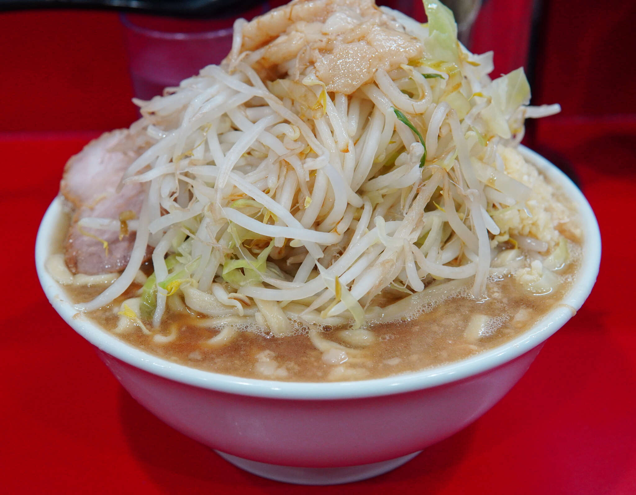 ラーメン二郎 生田駅前店 - ニンニクコールを、いつも「少し」の所を