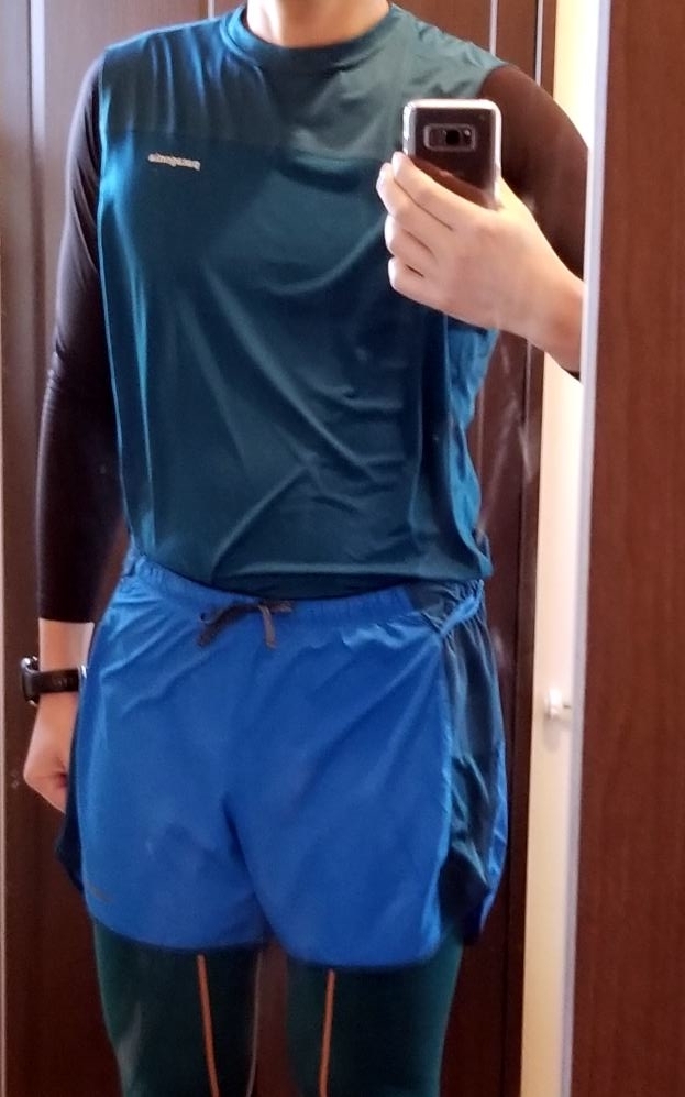 パタゴニア　ランニング　ストライダープロショーツ　ウィンドチェイサースリーブレス マラソン・トレランの勝負服として、パタゴニアの「ストライダー