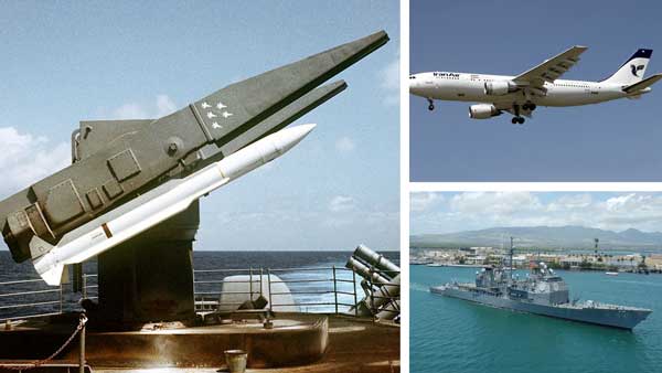 民間機を誤射したミサイル巡洋艦「ヴィンセンス」