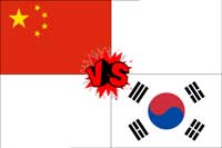 中国 VS 韓国